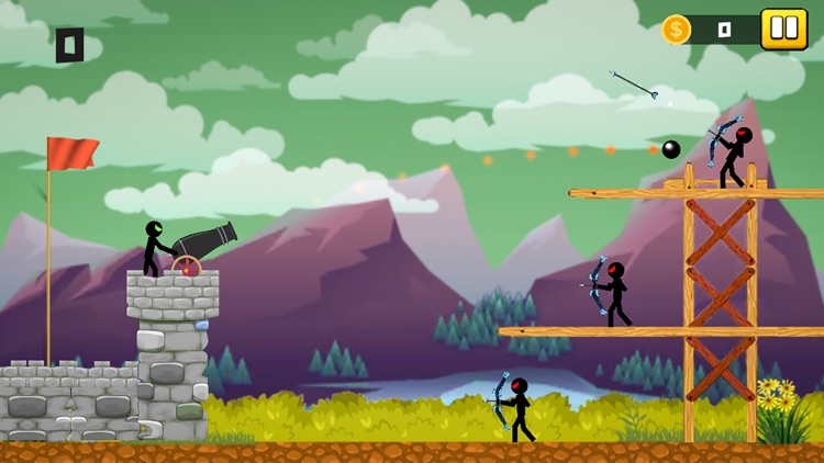 Stickman Cannon Shooter