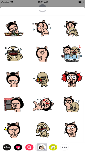 Brown Dog Animated Fun Sticker(圖5)-速報App