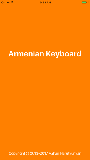 Armenian Keyboard (original)