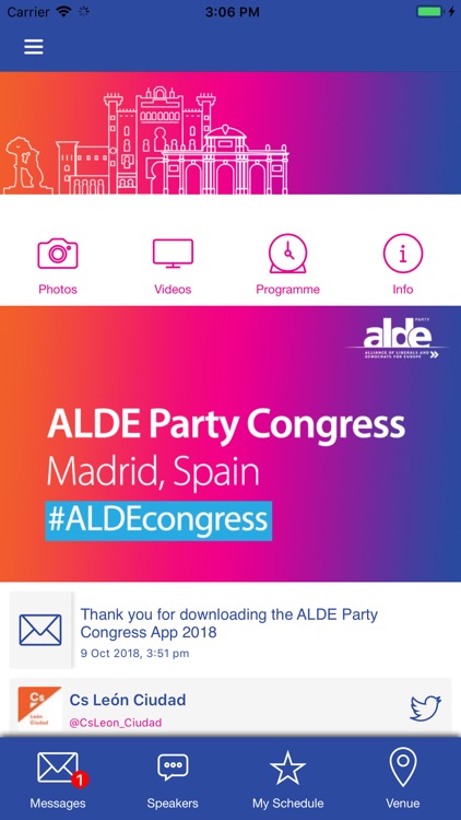 ALDE Party Congress, Madrid