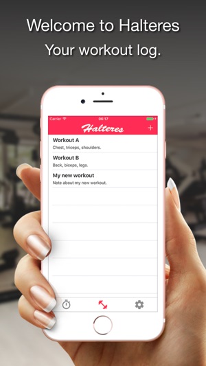 Halteres - Your Workout Log