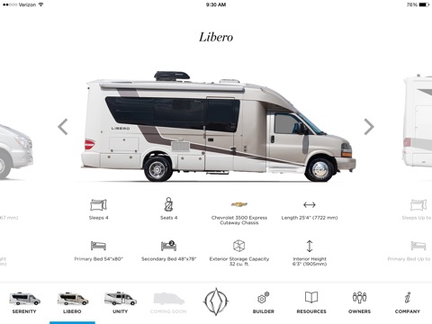 Leisure Vans Consumer screenshot 3