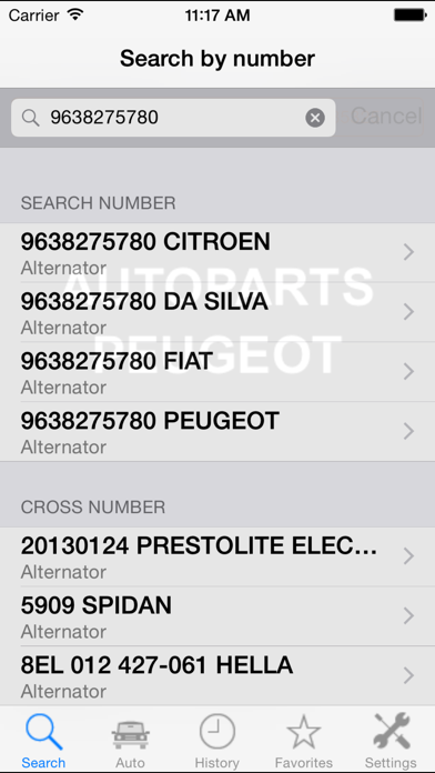 Autoparts for Peugeot Screenshot 1