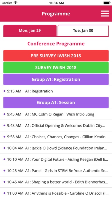 IWish 2018 Dublin screenshot 2