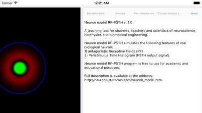 How to cancel & delete Neuron model RF-PSTH from iphone & ipad 4