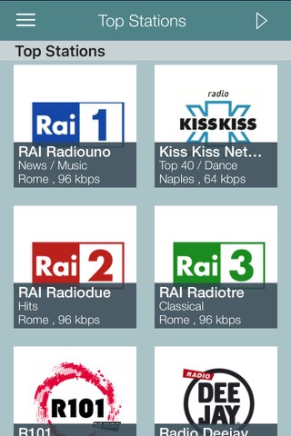 iRadio Italia - Tuner - náhled