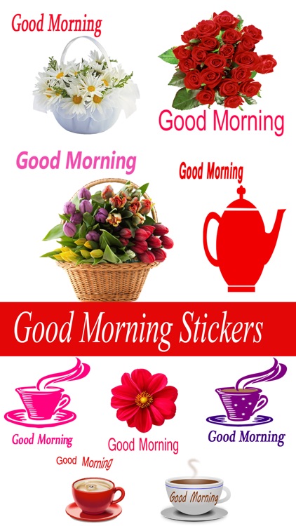 Good Morning Stickers for iMessage