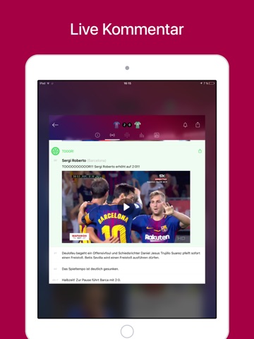 Barcelona Live — Goals & News. screenshot 2