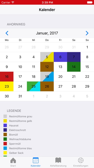 Abfallkalender Kirchlengern screenshot 2