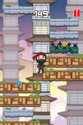 Ninja Escape - Skyrocket Up screenshot 3