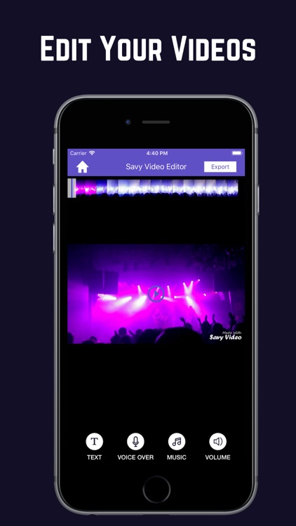 Savy Video Editor - Music