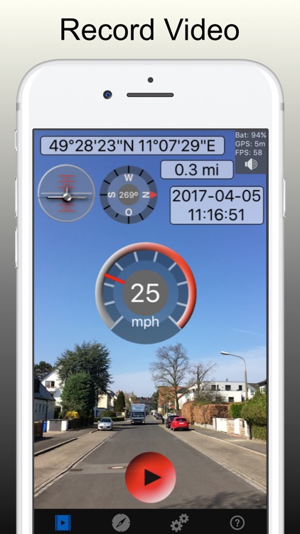 Action Cam - show speed, GPS screenshot-0