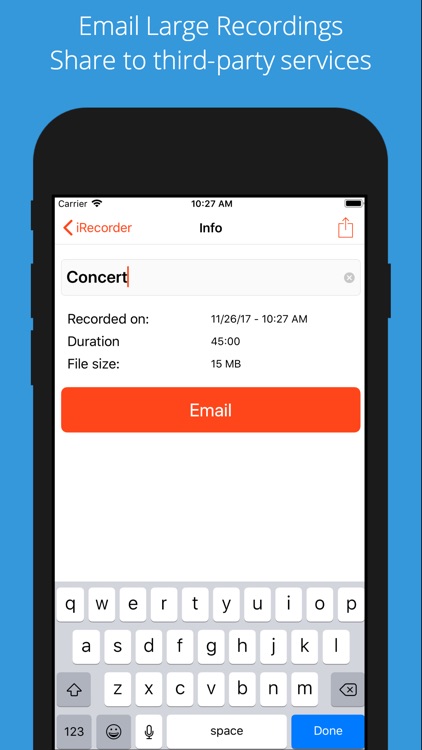 iRecorder Pro Audio Recorder screenshot-4