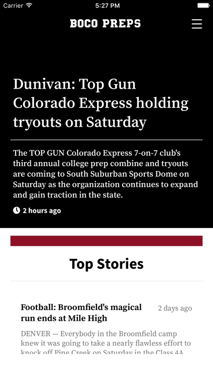 Boulder County Preps News