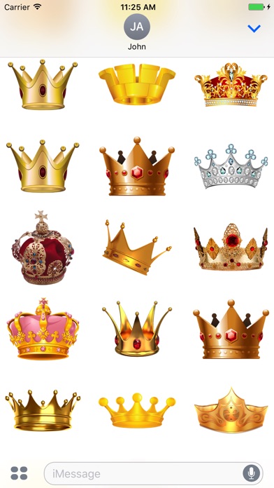 Crown Stickers! screenshot 2