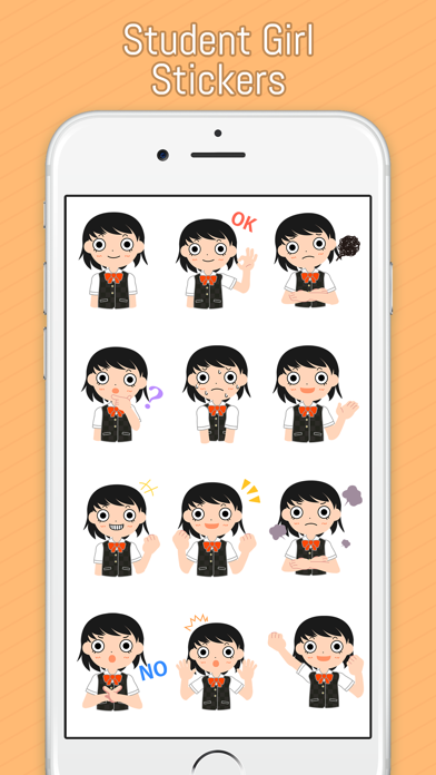 School Girl Emoji | App Price Drops