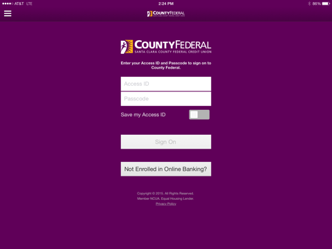Santa Clara County FCU Mobile Version for iPad screenshot 4