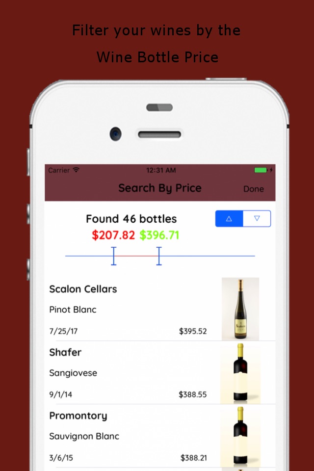 Wines List screenshot 4