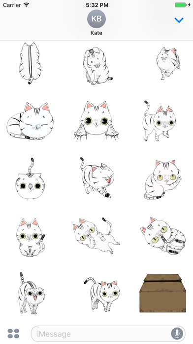 Animated Little Cat Stickers screenshot 3
