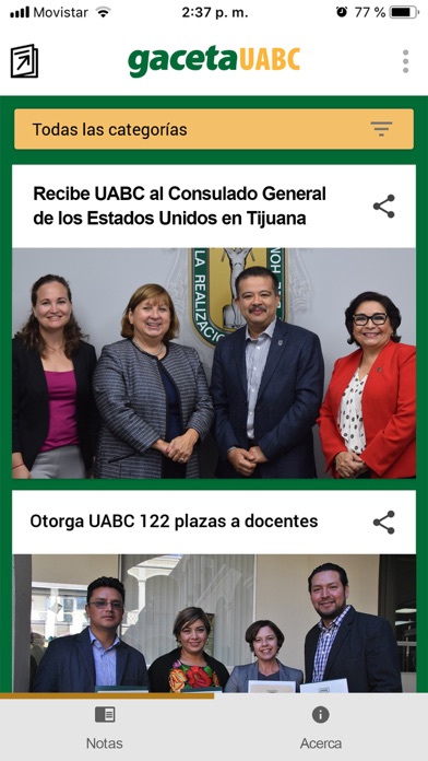 UABC Gaceta screenshot 3