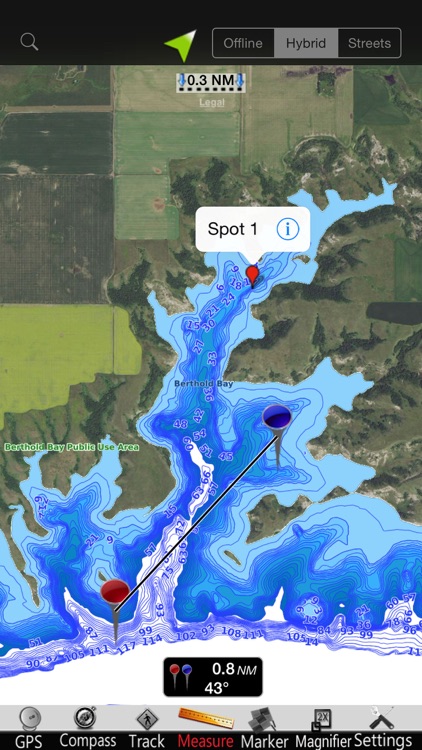 Sakakawea lake Nautical Charts