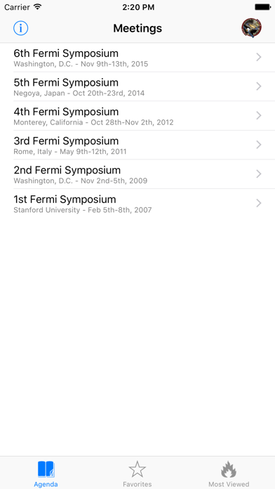 How to cancel & delete Fermi Symposium from iphone & ipad 1