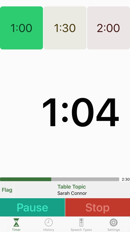Speech Timer for Toastmasters