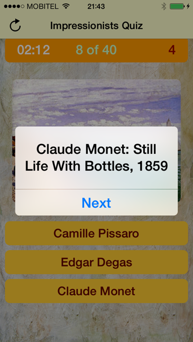 How to cancel & delete Impressionists Quiz from iphone & ipad 2