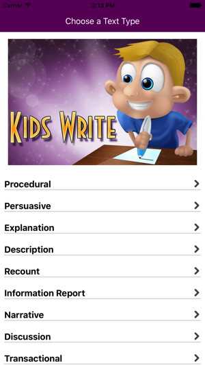 Kids Write Text Types(圖1)-速報App