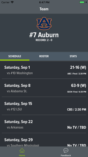 Auburn Football 2018(圖1)-速報App