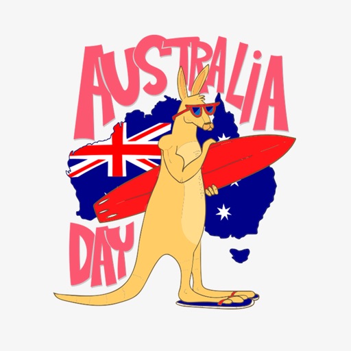 Australia Republic Day Sticker icon