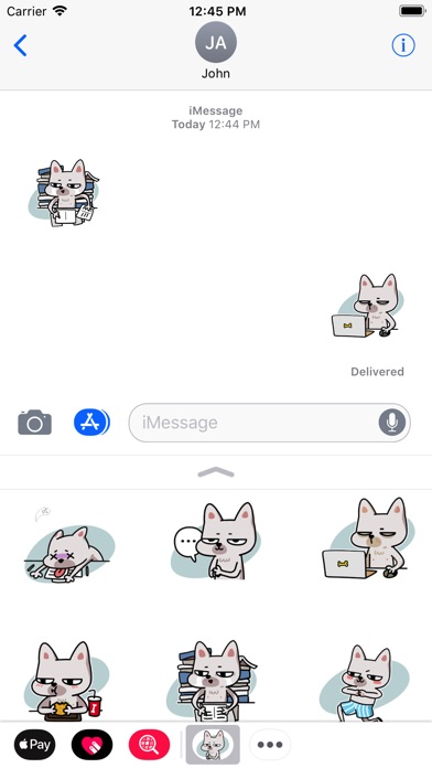 Tabby Cat Animated Stickers screenshot 3