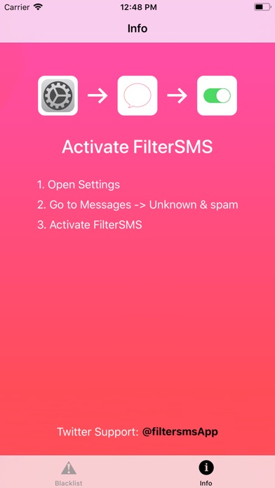 Filter Spam SMS screenshot 2