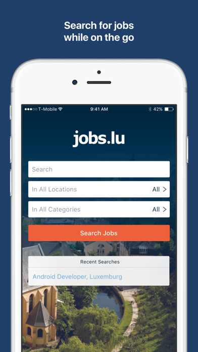 How to cancel & delete jobs.lu – Job Search App from iphone & ipad 1