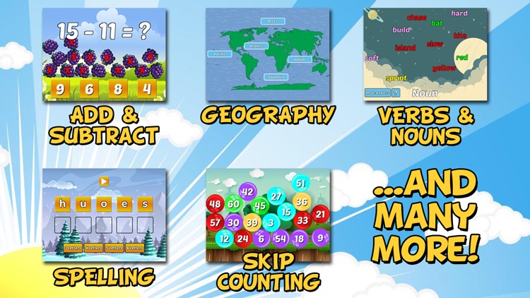 First Grade Learning Games