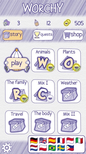 Worchy - Word Search Puzzles(圖5)-速報App