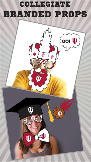 Indiana Hoosiers PLUS Selfie Stickers(圖2)-速報App