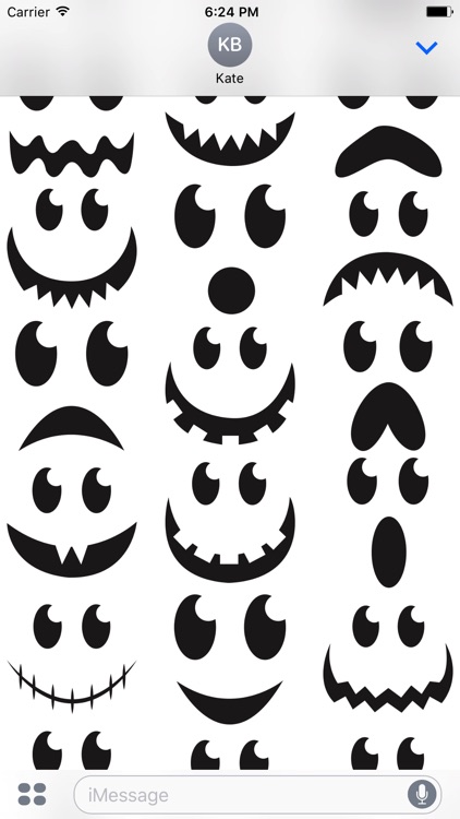 Halloween face simple emoji