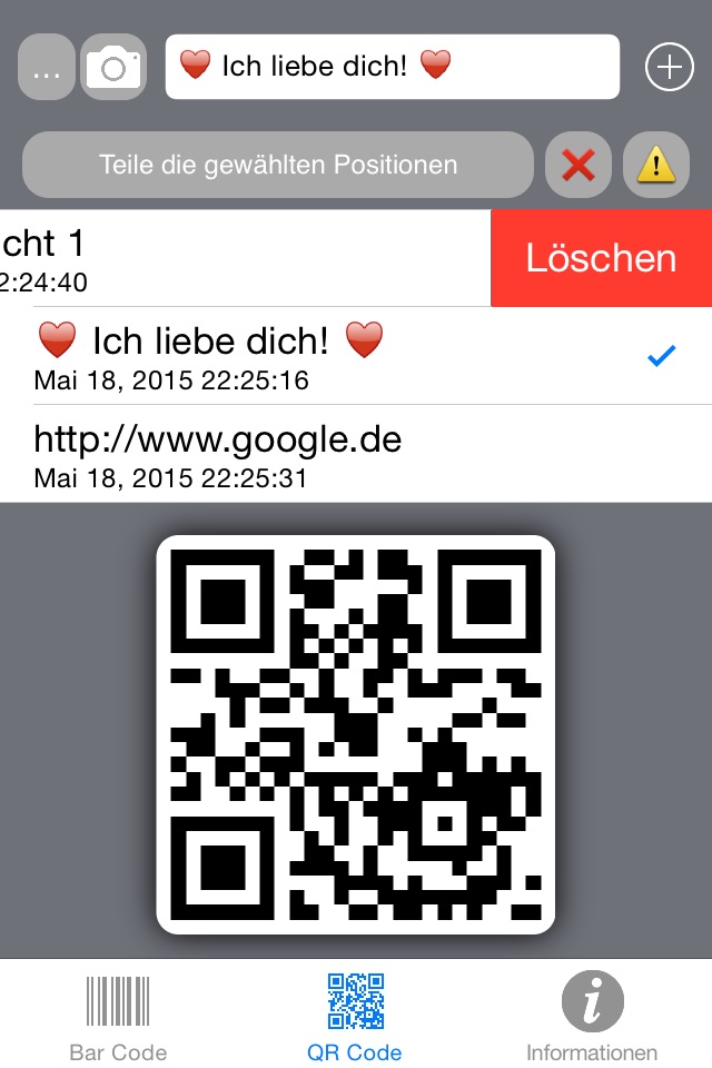 Bar / QR Code Maker screenshot 3