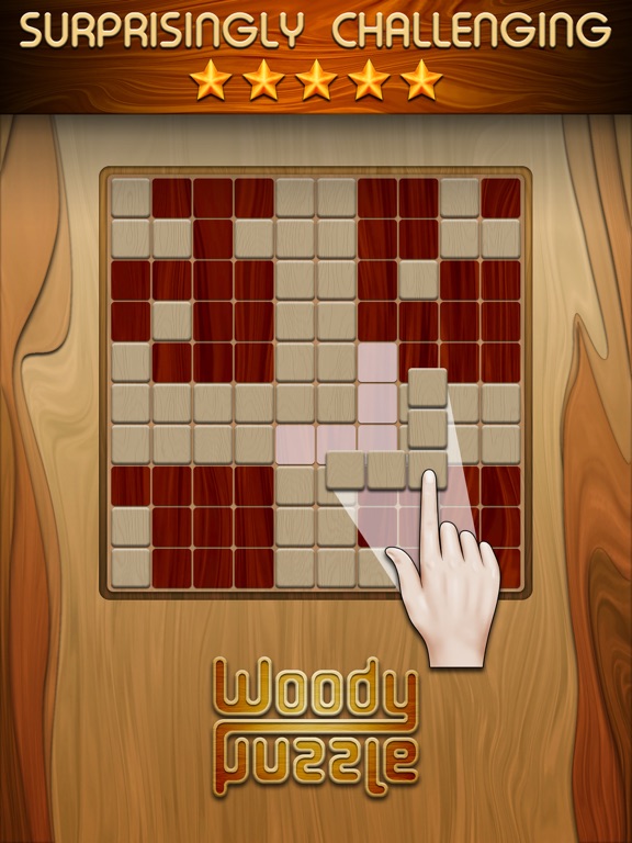 Woody Puzzle на iPad