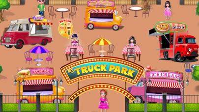 Fast Food Truck Park Chef Game screenshot 2