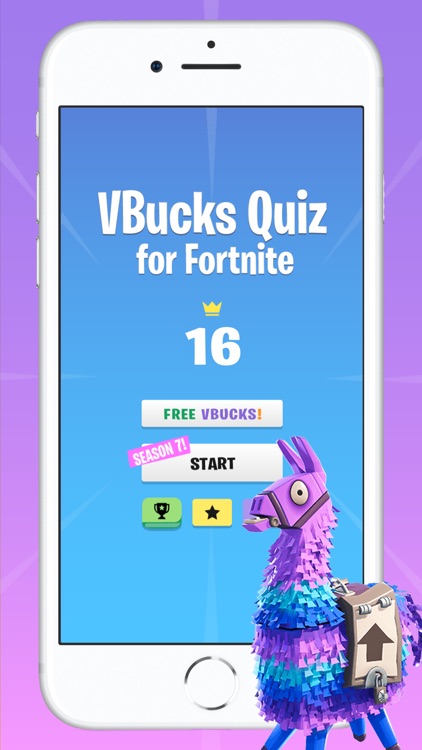 VBucks Quiz for Fortnite