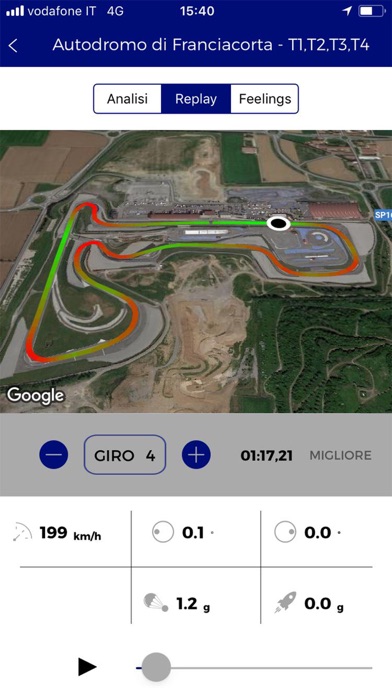 Sparco Trackmate screenshot 2