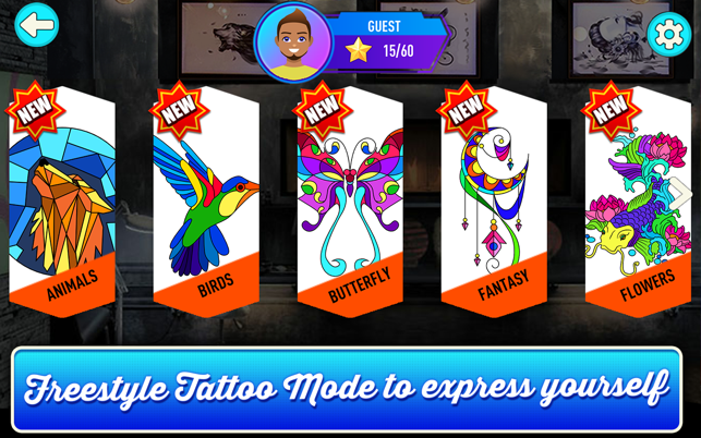 Tattoo Design Studio: Fun Game(圖3)-速報App