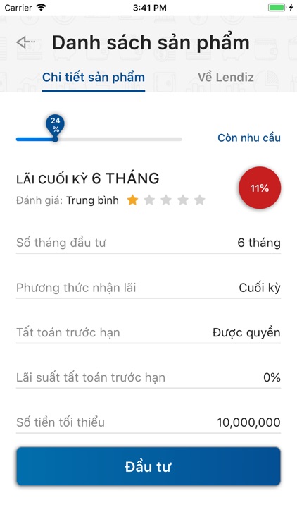 Ví Lendiz: Tiết Kiệm & Đầu Tư screenshot-6