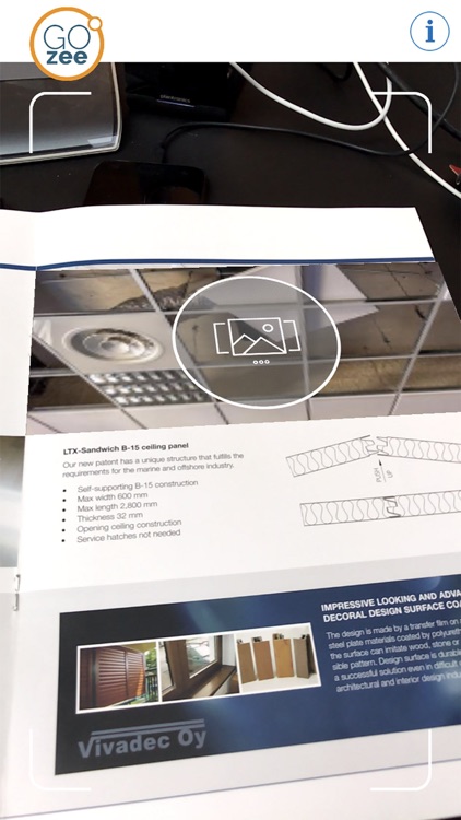 AR brochure reader