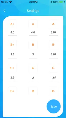 Captura de Pantalla 5 Easy GPA Calculator iphone