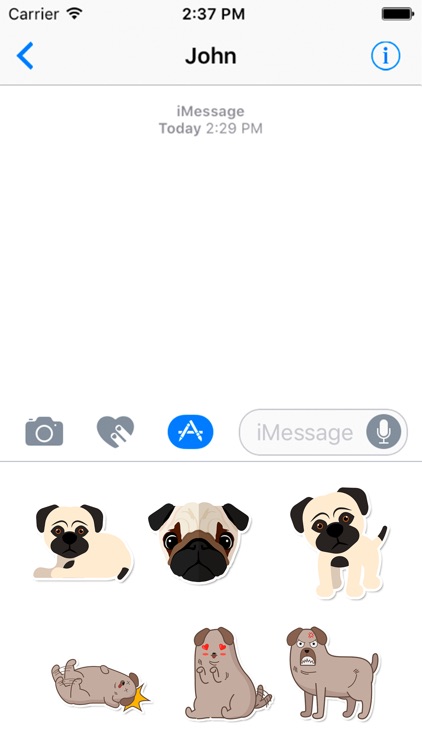 Funny Dog Sticker pack for iMessage