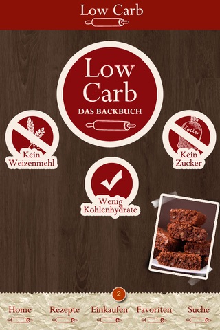 Low Carb Rezepte - Backbuch screenshot 3