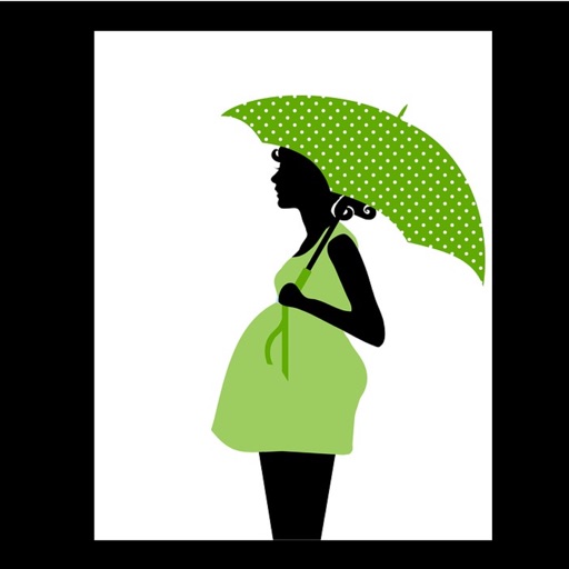 Pregnant In The Rain Stickers icon